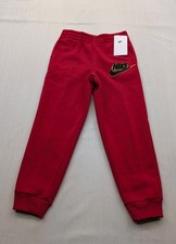 New Nike Holiday Joggers Kids Boys Size 7 (6-7yrs) Jogger Pants Fleece