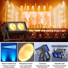 150W RGBW COB Par Light DMX512 Sound Control Party Disco Audience Blinder Light