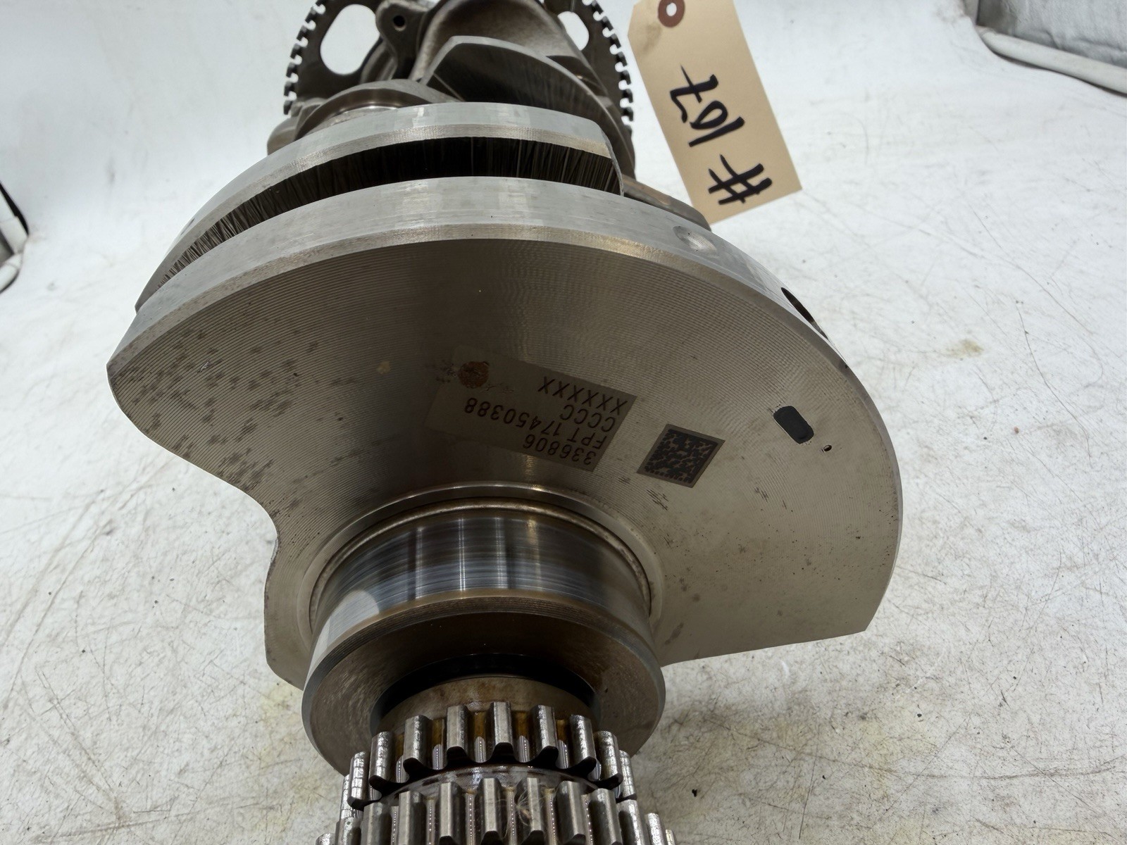 2014-2019 MASERATI GHIBLI S Q4 3.0L V6 CRANKSHAFT OEM 45K MILES 