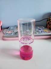 Pink Liquid Five Minute Hourglass  Timer