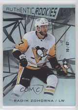 2021-22 Upper Deck SP Game Used Authentic Rookies 19/67 Radim Zohorna #168 0wp8