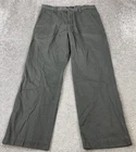 Dockers D1 Slim Fit Pants Men's 32 x 29 Gray Cotton