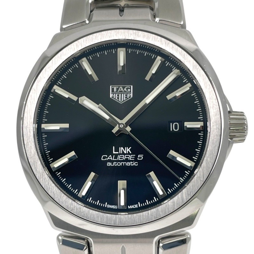 TAG Heuer Link Calibre 5 WBC2110 Men's Automatic Black Dial Stainless Steel Watch