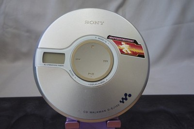 Sony D-EJ120 Walkman Discman CD Player Silver Tested Working