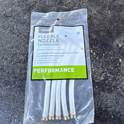 #ad Orbit 4” Flexible Nozzle Extensions w Brass amp; Stainless Steel 5pc 10056H 15 rC $10.95