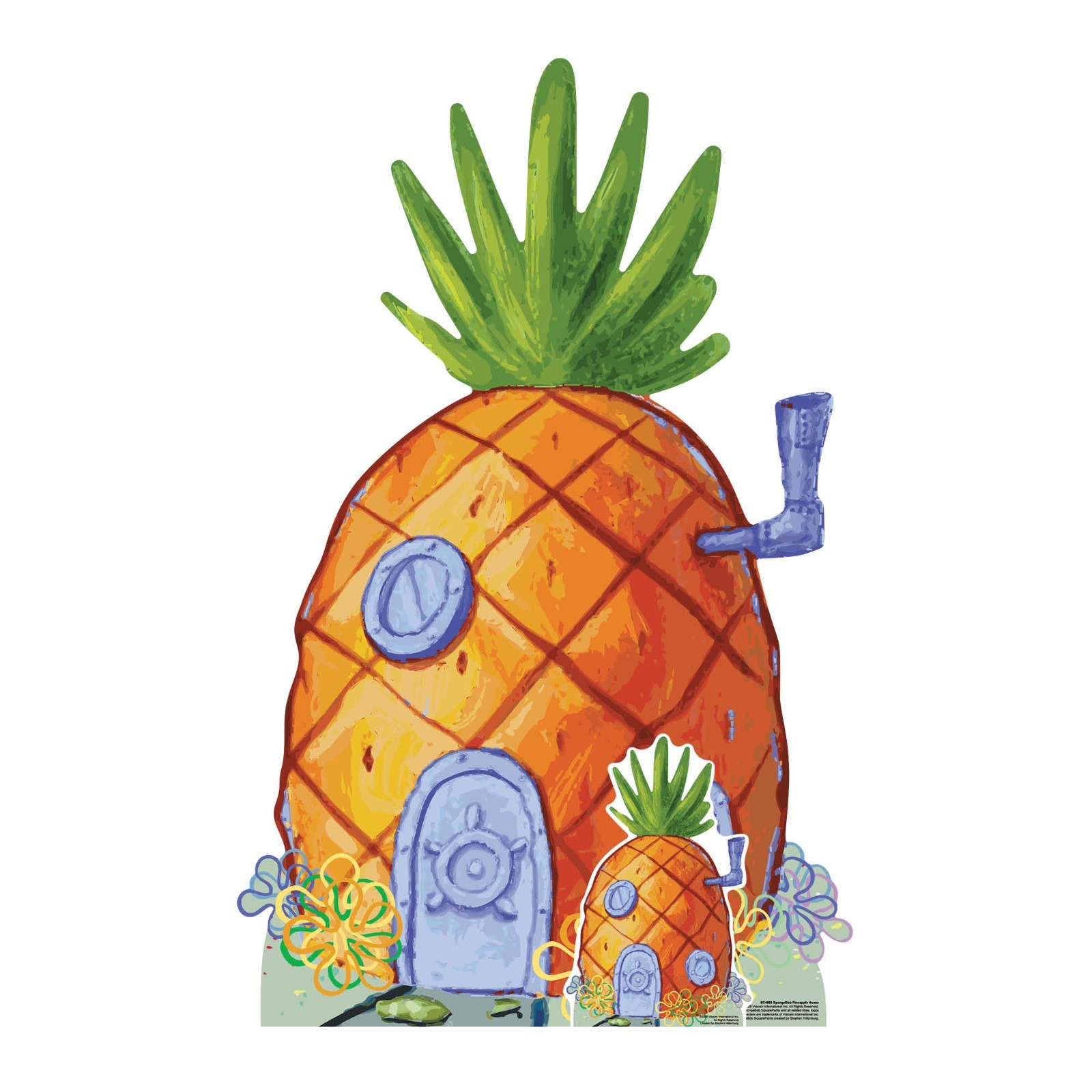 SpongeBob's Pineapple House Cardboard Cutout with Free Mini Standee / Standup