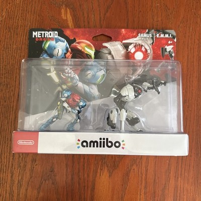 Nintendo amiibo Metroid Dread - Samus and E.M.M.I. Figures (2 Pack Set)