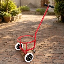 Water Container Cart Long-Lasting Utility Cart with Wheels Wheeled for Workshops
