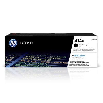 HP 414x High Yield Black Toner Cartridge Laserjet