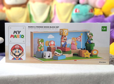 New Nintendo Store Exclusive Mario & Friends Amiibo Wood Block Set (30pcs)