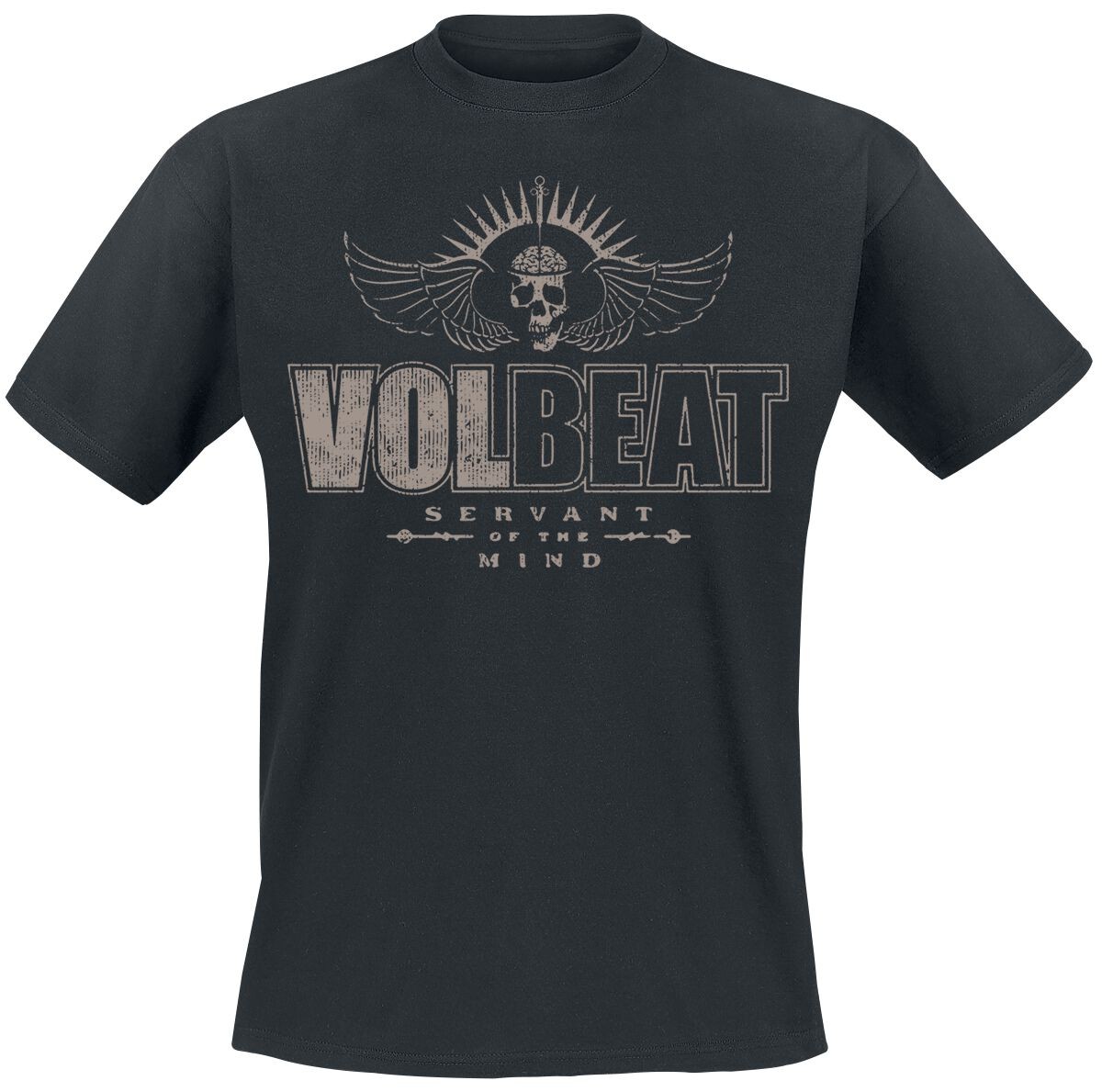 Volbeat T-Shirt Herren Burning Body schwarz Band-Merch, Bands, Nachhaltigkeit