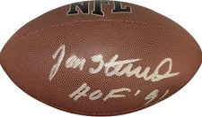Kansas City Chiefs Jan Stenerud Signed NFL Football JSA Certified Packers