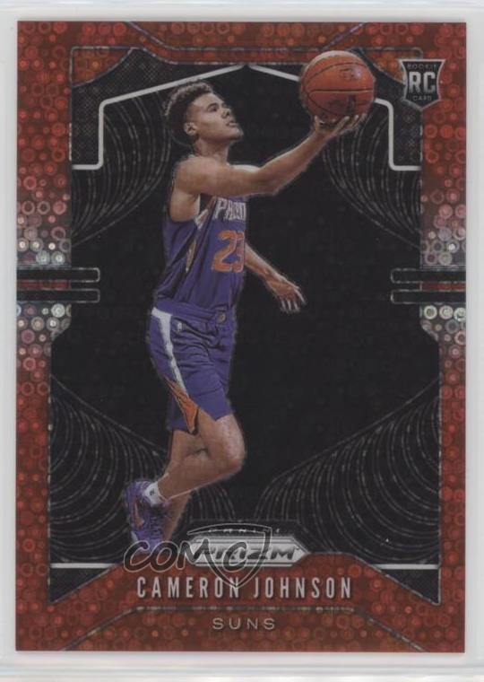 2019-20 Panini Prizm Rookie Fast Break Red 86/125 Cameron Johnson #257 17a5