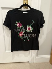 Christian Dior John Galliano J Adore Dior Rhinestone Shirt