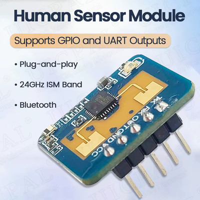 LD2410C 24Ghz Human Presence Sensor High Accuracy FMCW Wave Radar Induction Modu
