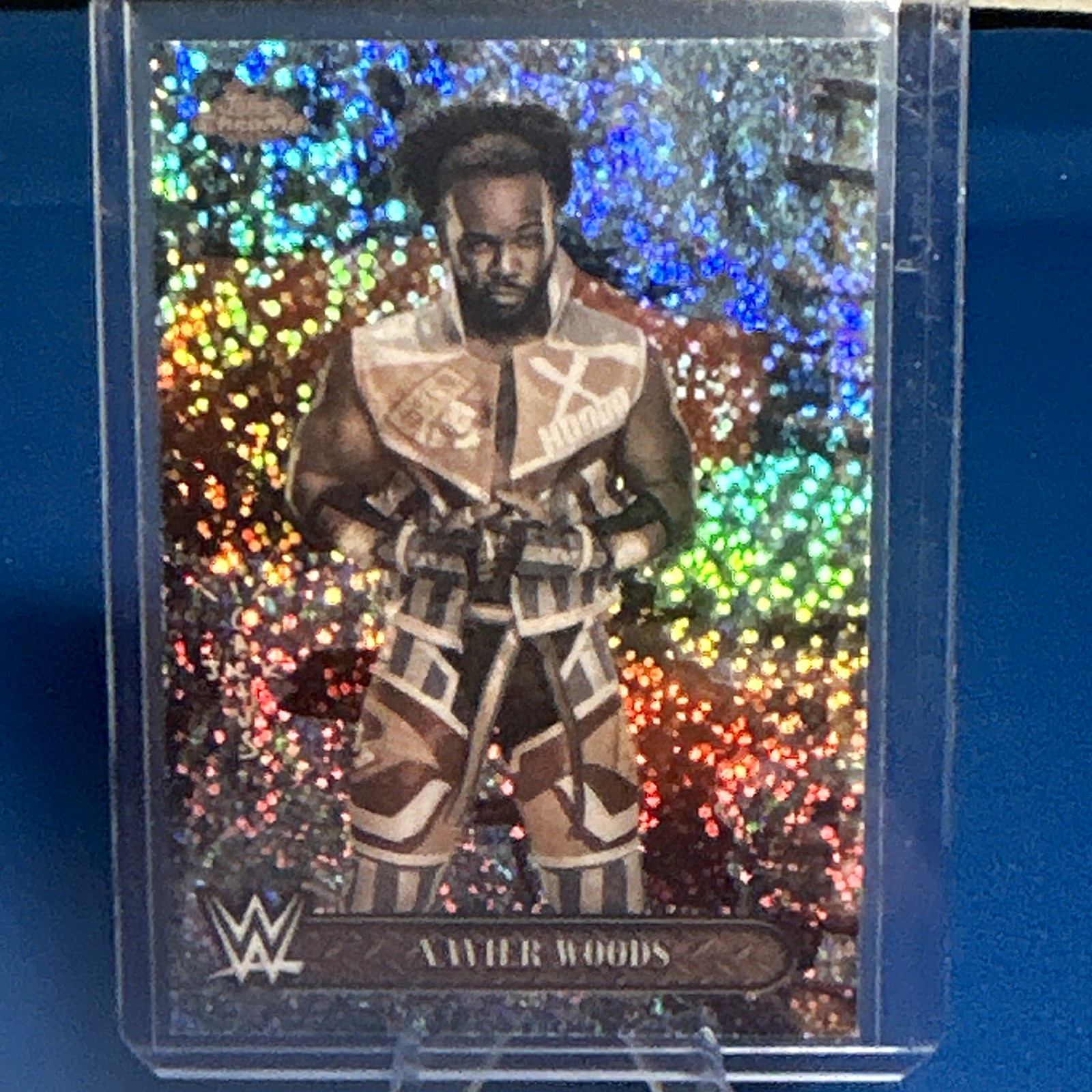 Topps WWE RAW Xavier Woods #19 Serial Numbered Parallel /299 Trading Card