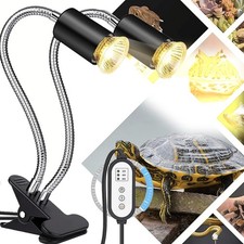 Schildkröten Wärmelampe Reptilien Terrarium Lampe UVA UVB 25+50W Heizlicht
