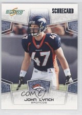 2008 Score Scorecard 372/649 John Lynch #94 HOF 0j0