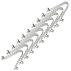 Concrete Button Handle Replacement Double Button Clips (10 Pack)