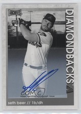 2022 Topps Archives Snapshots Black & White Image 24/25 Seth Beer #35 Auto 7xr