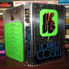 Cosell, Howard LIKE IT IS  1st Edition 1st Printing