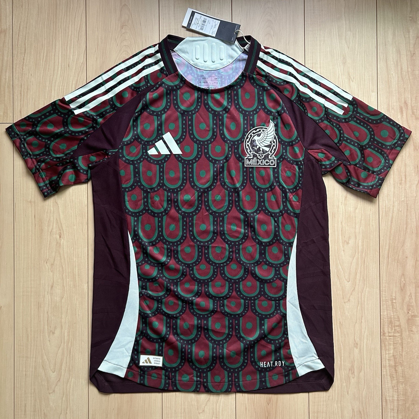 adidas 2024-25 Mexico Player Issue Home HEAT.RDY Jersey Shirt US M / JP XL New