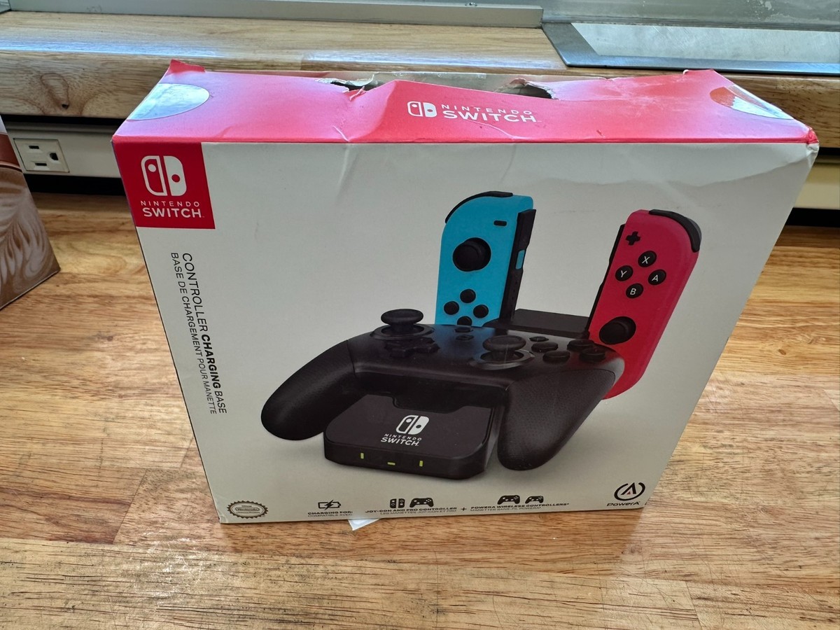 PowerA Controller Charging Base for Nintendo Switch Black