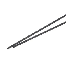 Carbon Fiber Rod Pole, 10mm x 300mm for RC Car Plane, Pack of 2