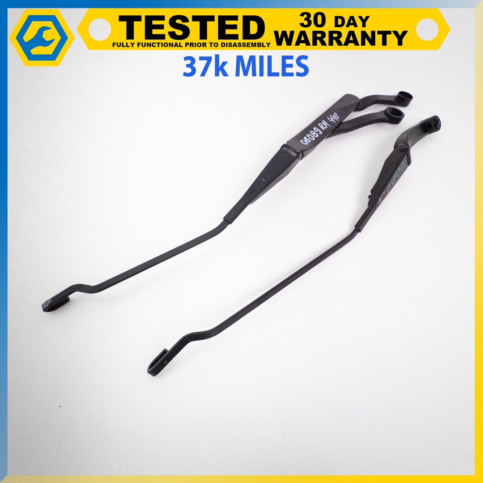 05-12 ASTON MARTIN DB9 DBS VANTAGE FRONT RIGHT LEFT WINDSHIELD WIPER ARM SET OEM