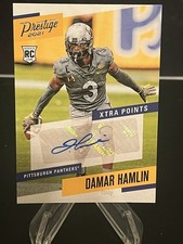 Panini Chronicles Prestige Xtra Points Damar Hamlin Pitt Rookie Auto #PS-DMH
