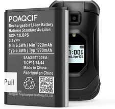 SCP 73LBPS Battery Replacement for Kyocera DuraXV Extreme E4810 Verizon Flip
