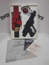Vintage 1986 Worlds Of Wonder Lazer Tag Set: Harness & Belt, Sensor & Gun