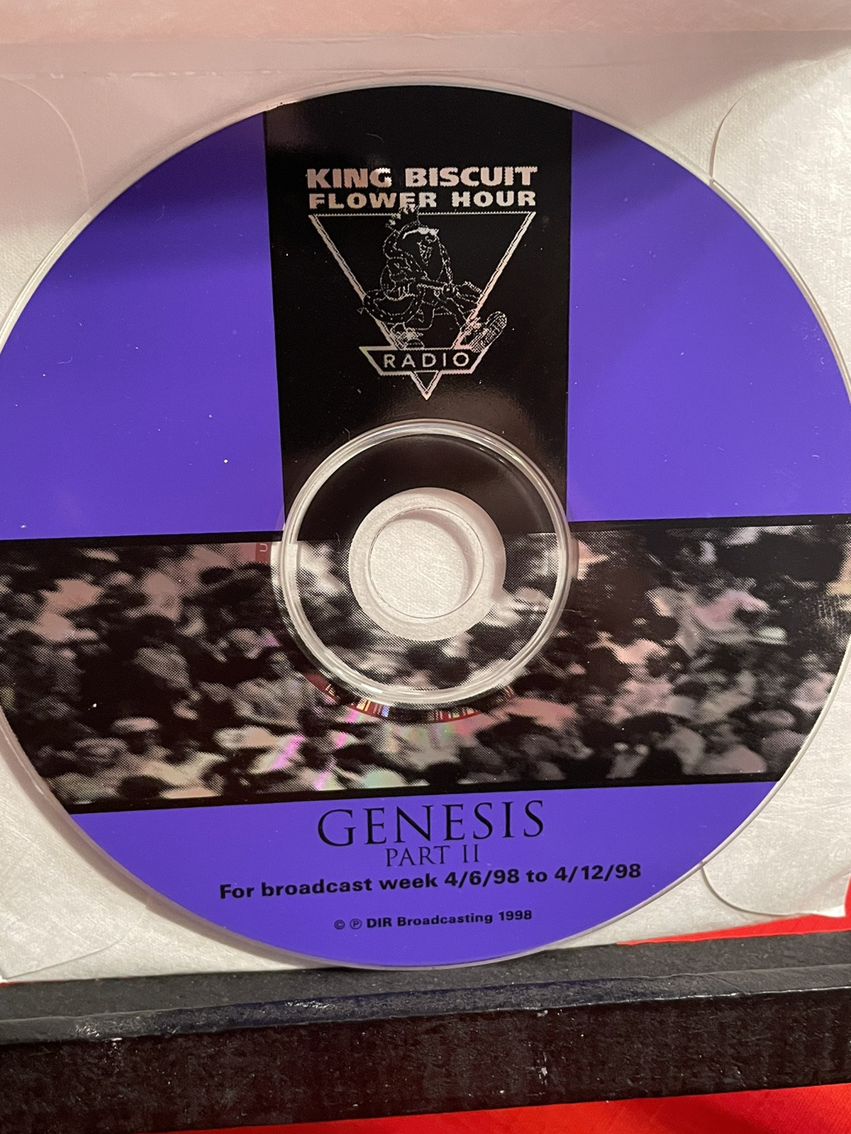 Genesis Part two. King Biscuit Flower Hour Live Shows US CD PROMO w; cue 98-15