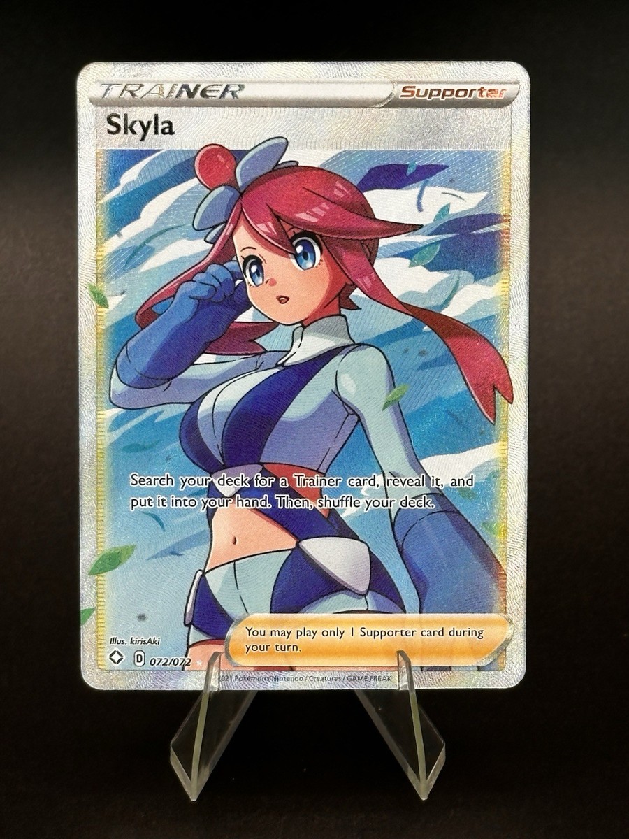 skyla pokemon card full art shining fates Trainer - Extended Artwork PSA Case have for your premier collection. Skyla Full Art - Shining