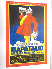 BUVARD ANCIEN BIERE    BRASSERIE MAPATAUD LIMOGES