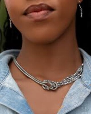 Paparazzi ~ Mismatched Mirage ~ UV Beads - Silver Tied Chain