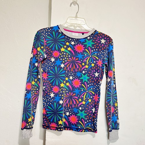 Boden Set Fireworks Celebrating Print Sleepwear Size 13Y Youth Kids - Picture 2 of 10