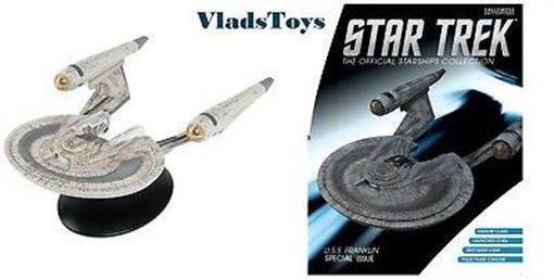 USS Franklin NX-326 Eaglemoss Star Trek Captain Edison