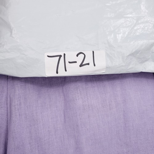 Abercrombie & Fitch Pants Women L Large Purple Relaxed Fit High Rise Linen Blend - Picture 11 of 11