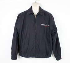 Vintage Toyota Longo Jacket Mens Large On Tour Hope Fleece Lined Blue