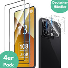 2X Schutzglas für Xiaomi Redmi Note 13 5G Display Kamera Panzerfolie Hartglas 9H