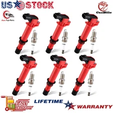 6 Ignition Coil & 6 Spark Plug for 2006 2007 2008 Jeep Commander 3.7L V6 UF270
