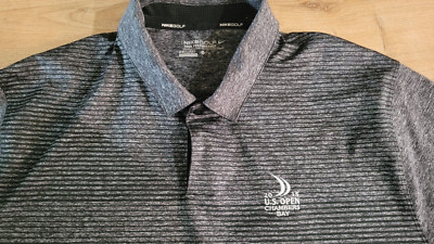 Brand New oldstock Mens NIKE GOLF CHAMBERS BAY 2015 US OPEN Static Print Polo XL