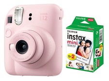 Fuji Instax Mini 12 Blossom Pink Rosa + Instax Film 20 Aufnahmen Sofortbild