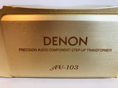 Denon AU-103 MC Step Up Transformer tested working used From JAPAN