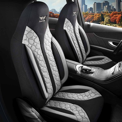 Autositzbezüge passend für Kia Rio in Grau 1099P073
