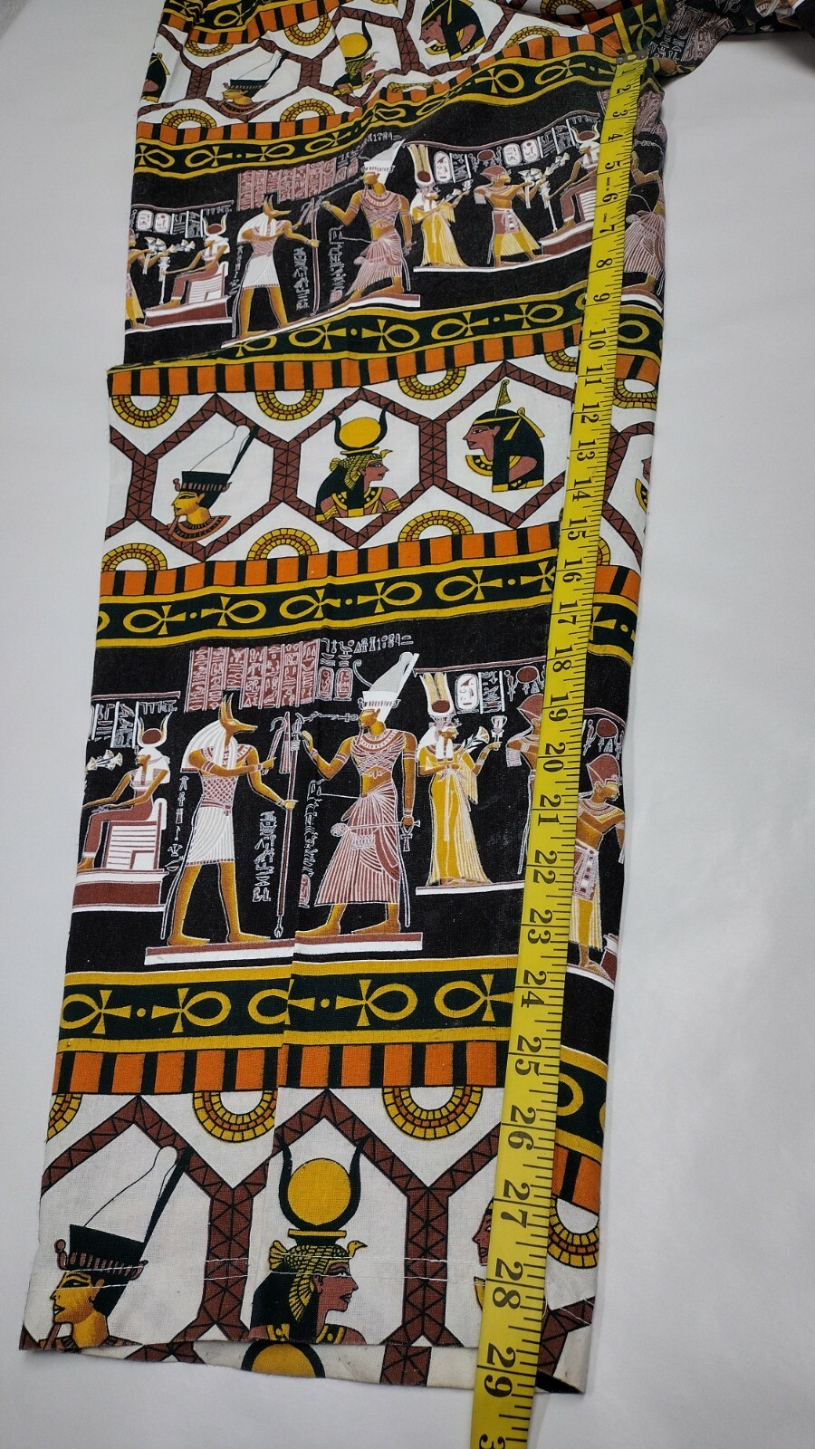 PHAROAH EGYPTIAN GODESS 90'S BAGGY HIP HOP 1980'S PANTS EGYPT 28" waist