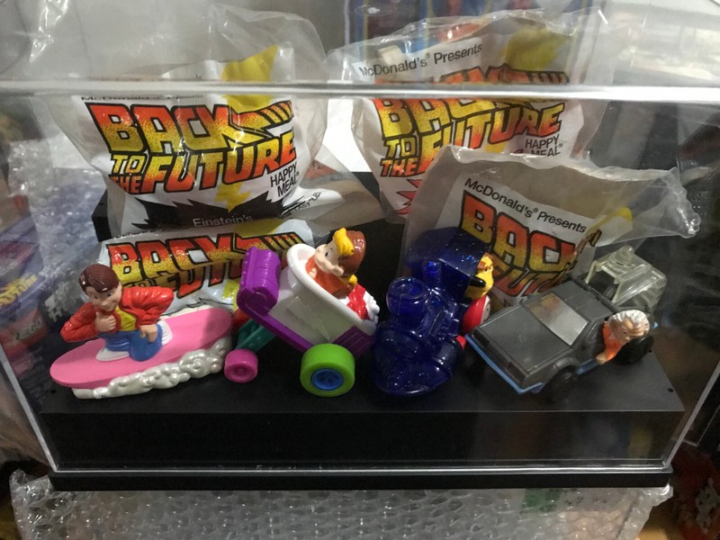 McDonald's Back to the Future Happy Meal Toys 1991 Complete Set Of 4, Doc Marty