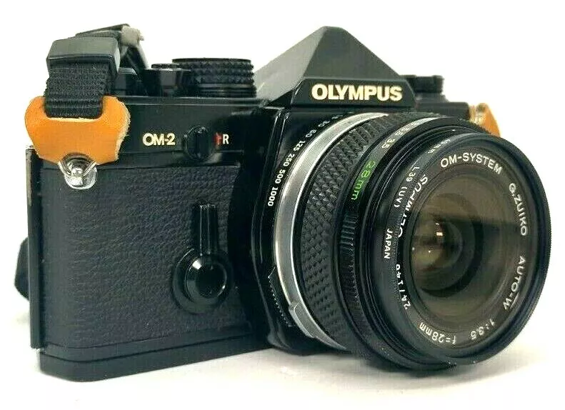 Olympus OM-2N 35mm SLR Camera with G.Zuiko Auto-W 28mm f3.5 Lens from Japan
