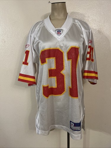 Reebok Kansas City Chiefs Priest Holmes Football Jersey Men's Size Small - Picture 2 of 8